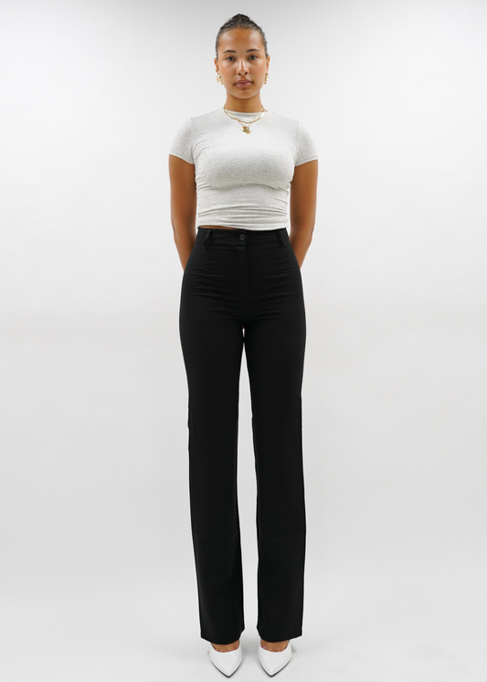 Straight leg pants classic black (regular)
