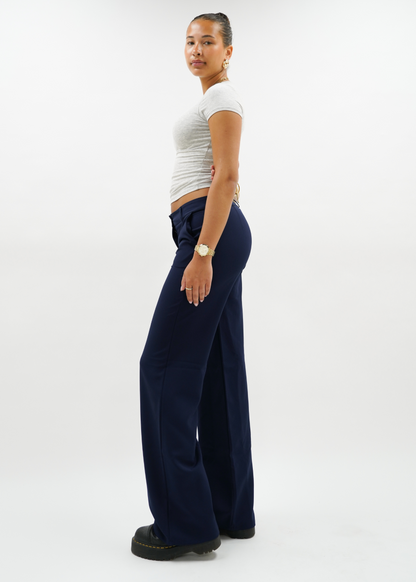 Low/mid waist pants casual night blue (tall)
