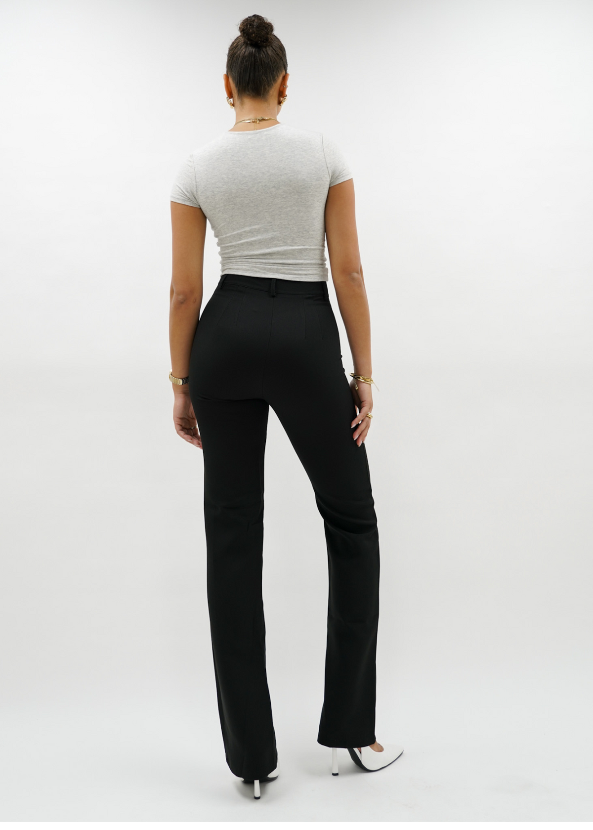Straight leg pants classic black (regular)