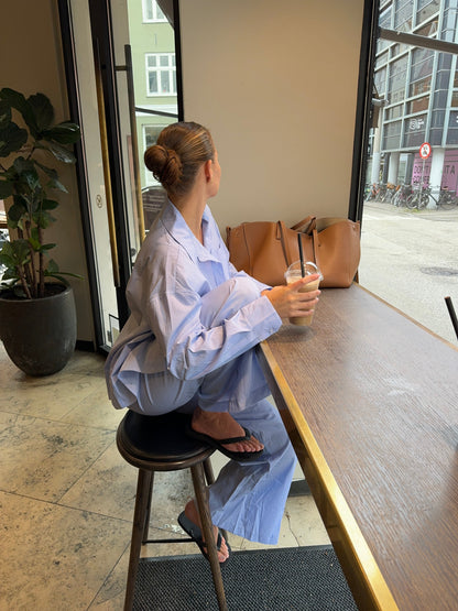 Mathilde Ravn striped shirt - blue/white
