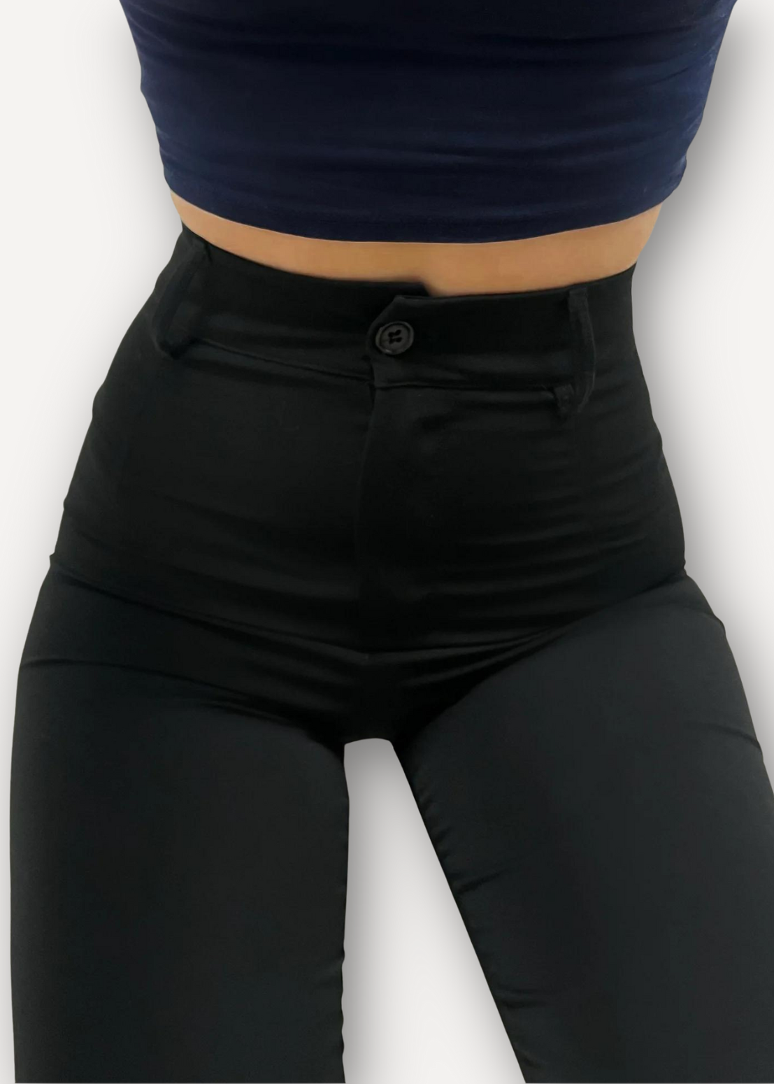 Straight leg pants classic black (regular)