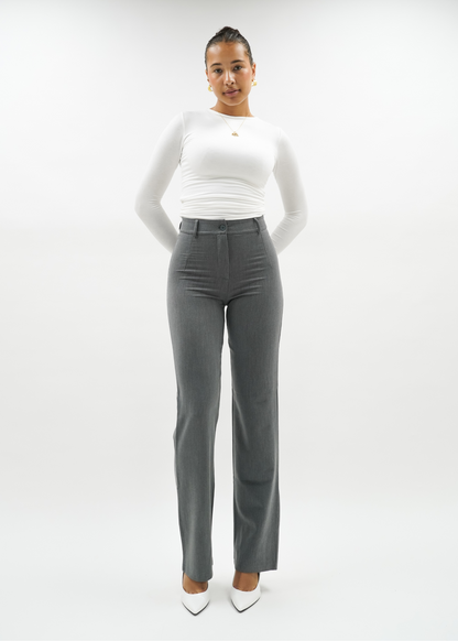 Straight leg pants classic light washed grey (tall)