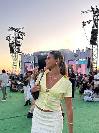 Kartia fitted shirt - Yellow