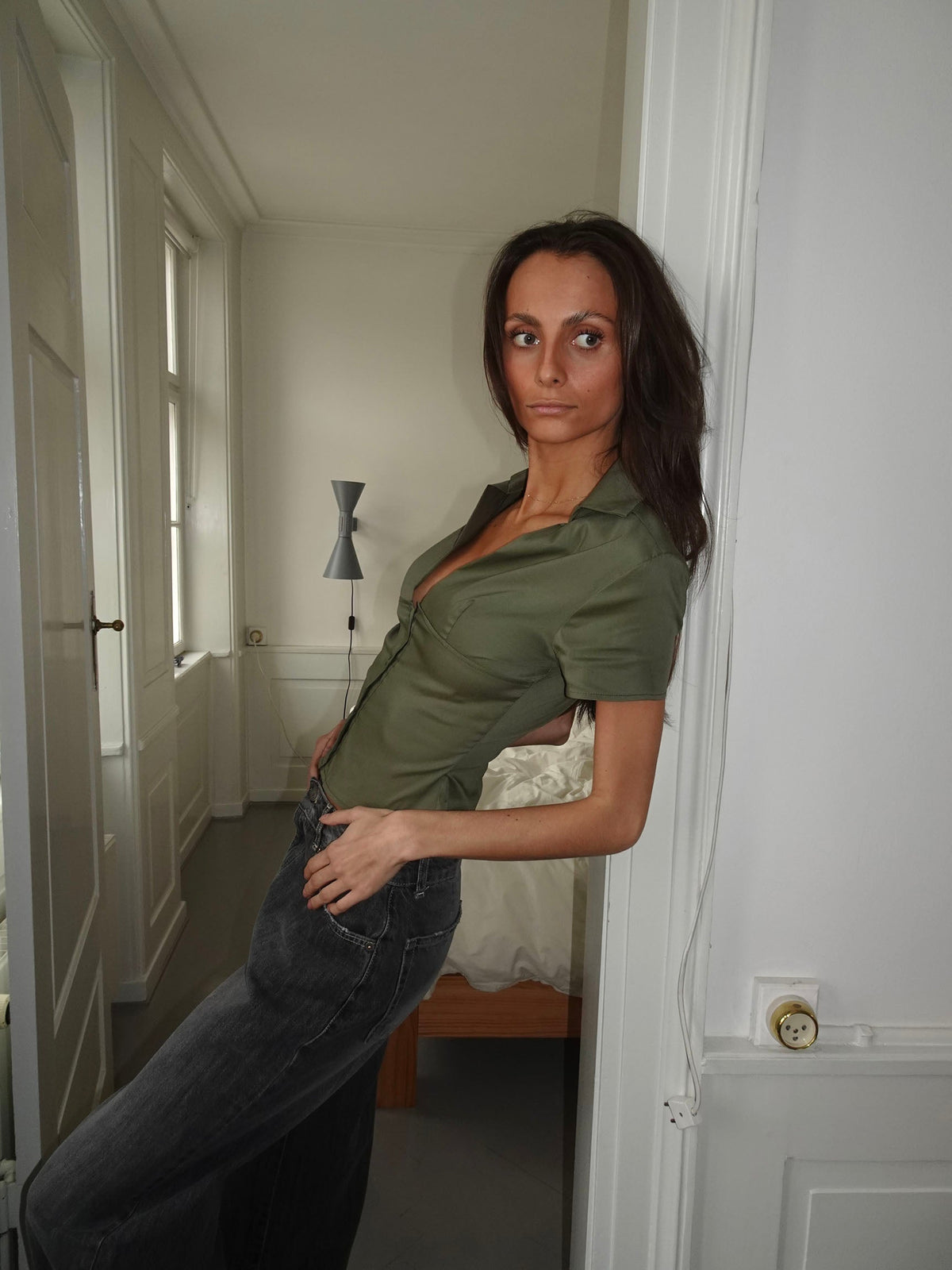 Kartia fitted shirt - Khaki
