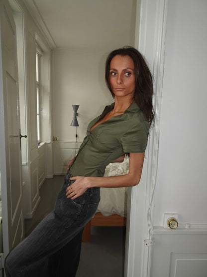 Kartia fitted shirt - Khaki